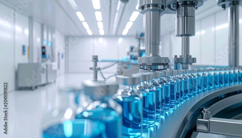 Pharmaceutical Vials on Sterile Production Line