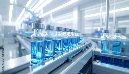 Pharmaceutical Vials on Sterile Production Line
