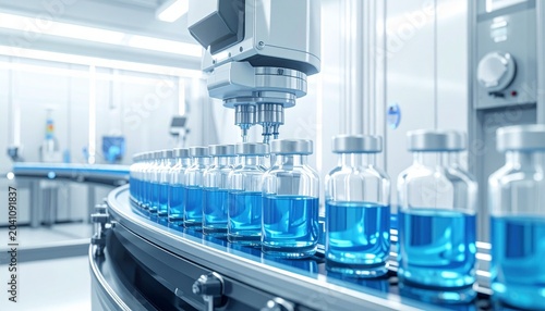 Pharmaceutical Vials on Sterile Production Line
