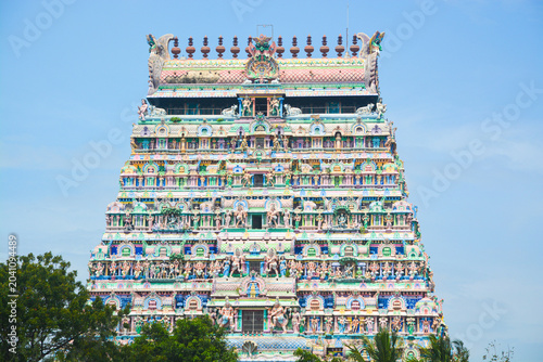Thillai Nataraja Shiva Temple in Chidambaram, Tamil Nadu, India.
