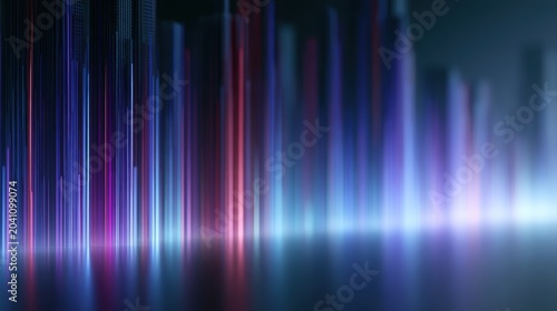 neon cyber city background, futuristic urban lights