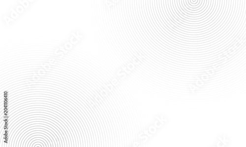 White geometric abstract background overlap layer on bright space with lines effect decoration. Modern graphic design element circles style concept for banner, flyer, card, cover, or brochure