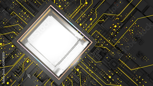A processing unit for complex data calculations and program execution; data linking and network operation. 3d rendering