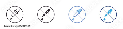Foto No Additives Badge Label Icon Set, additive free certification, clean ingredient