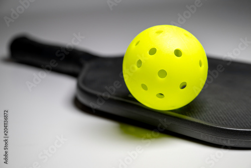 Schilderij op canvas Pickleball and paddle