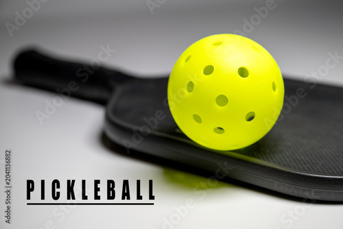 Bilde på lerret Pickleball and paddle