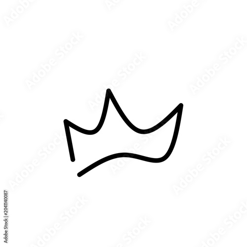 scribbled hands in the shape of a crown