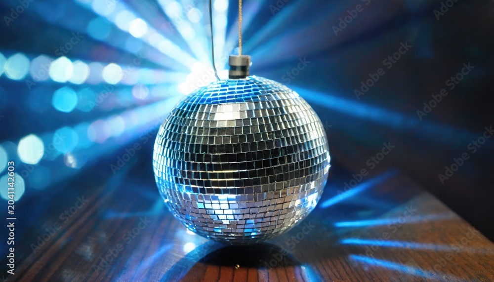 Obraz premium Disco ball in a night club. Generated with AI