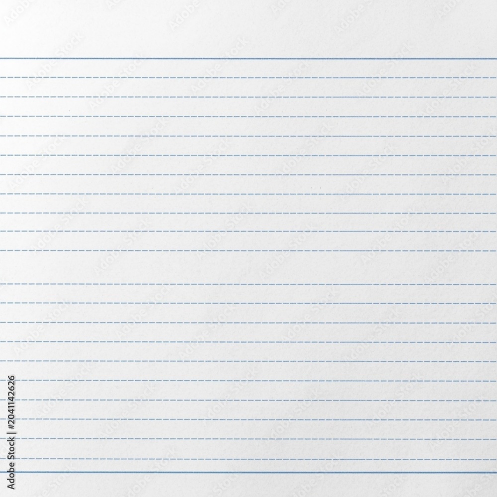 Obraz premium Printable Handwriting Practice Paper Sheet