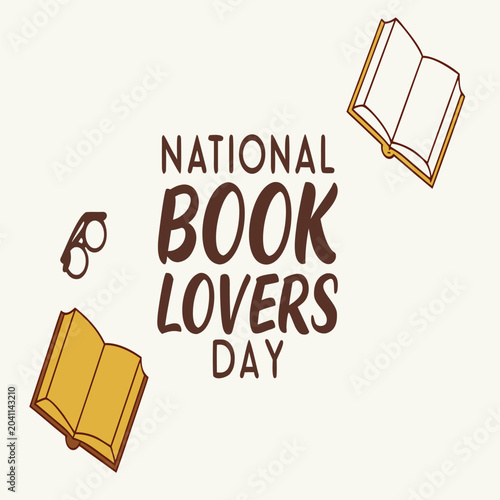 Schilderij op canvas national book lovers day 9th of august, books, lovers, day, august 9th, book lov