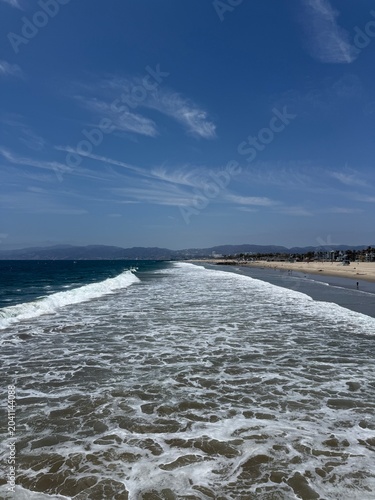 waves on the beach