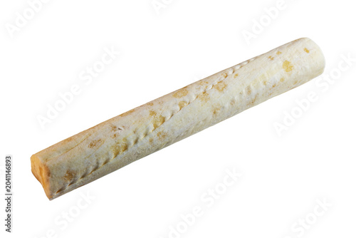 Tableau sur toile Blackcurrant candy pencil stick with crystalline sugar coating texture