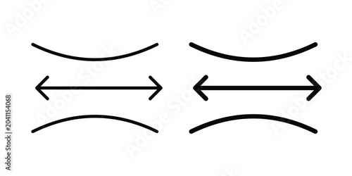 Schilderij op canvas Stretchable icon and symbol series vector illustration