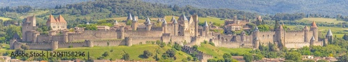 La Cité de Carcassonne sous un grand soleil