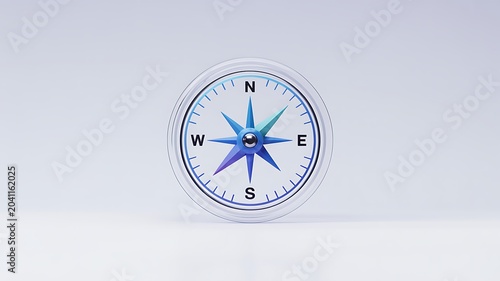 Stylish Compass Guidance Symbol High Resolution Picture