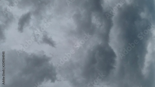 Bild auf Leinwand time lapse of clouds