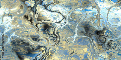 muted blue yellow white black marbled seamless tile
