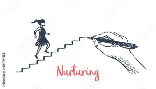 Slika na platnu Nurturing Child Growth and Development