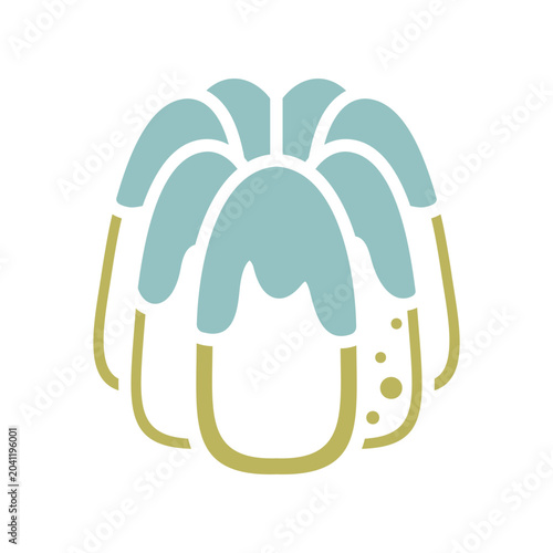 Classic Savarin or Rum Baba Cake Icon