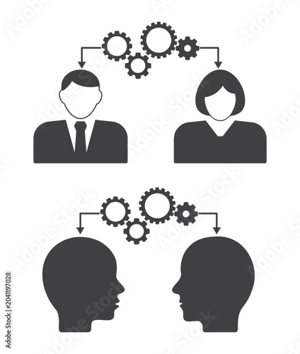 man woman info exchange