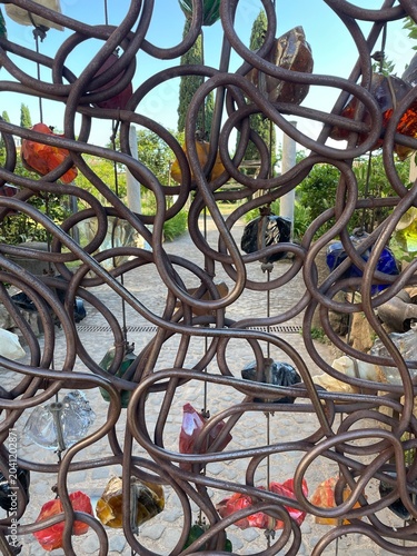 metal wire fence