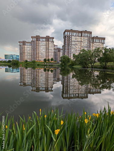 Photography An urban suburb in the west of Moscow