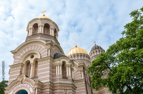The Cathedral of the Nativity of Christ in Riga, Latvia. 