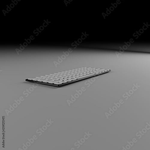 Fotografia Teclado informático sin rotulación en múltiples colores