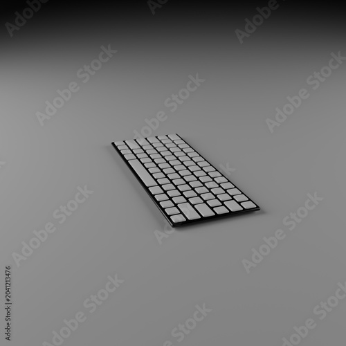 Εκτύπωση καμβά Teclado informático sin rotulación en múltiples colores