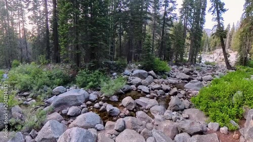 Approaching Creek Along Campsite in Sequoia National Park