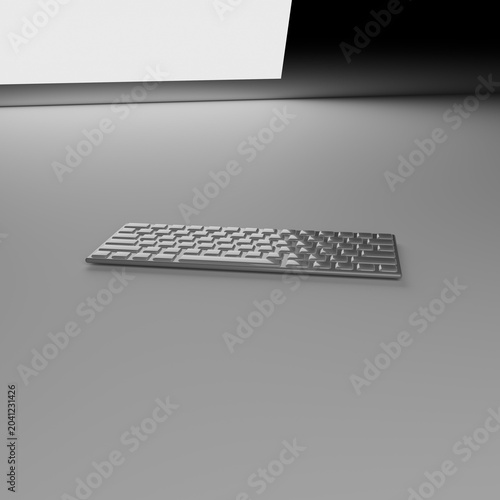 Photos Teclado de ordenador con las teclas traslúcidas