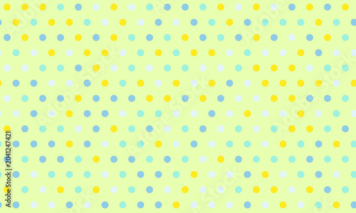 Foto Vibrant pastel polka dot pattern