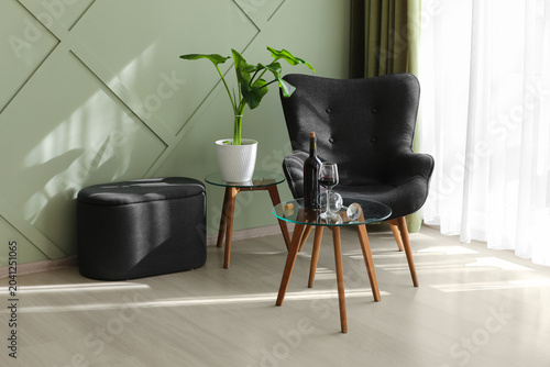 Interior of living room wit...