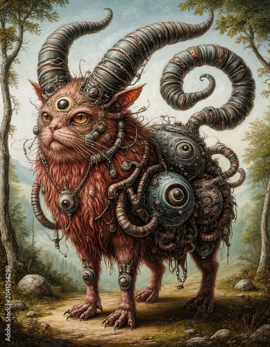 A fantasy creature. A terrible monster. A nasty alien anthropomorphic.