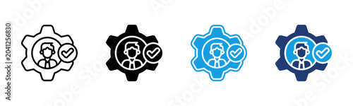 Foto User Role icon multiple style collection