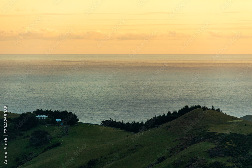 Obraz premium Otago Coastline, near Dunedin, New Zealand