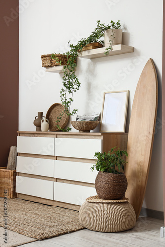 Interior of living room wit...