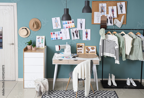 Interior of fashion designe...