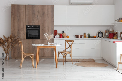 Interior of stylish kitchen...