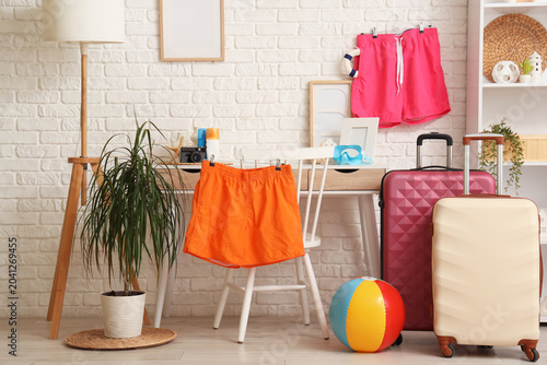 Interior of stylish room wi...