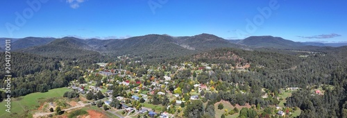 Photos Spectacular aerial photo of Marysville Victoria Australia
