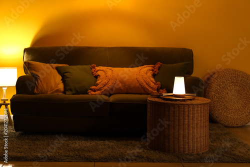 Interior of stylish living ...