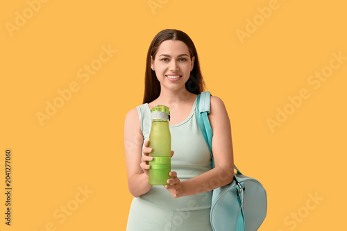 Beautiful young happy woman...