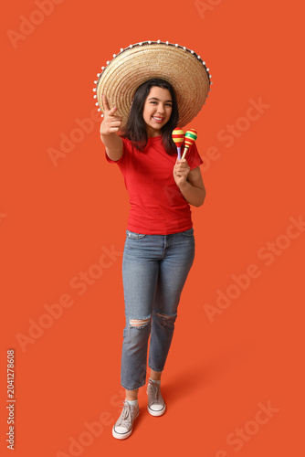 Beautiful young happy woman...