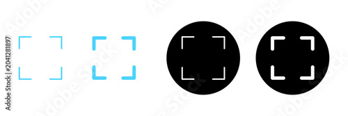 фотографія Fullscreen Icon vector