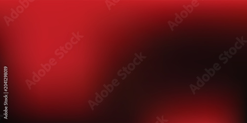 Abstract dark red blurred gradient background. Vector illustration