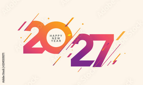 Dynamic Geometric 2027 Celebration Artwork