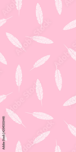 Bird Feathers seamless pattern texture design element
