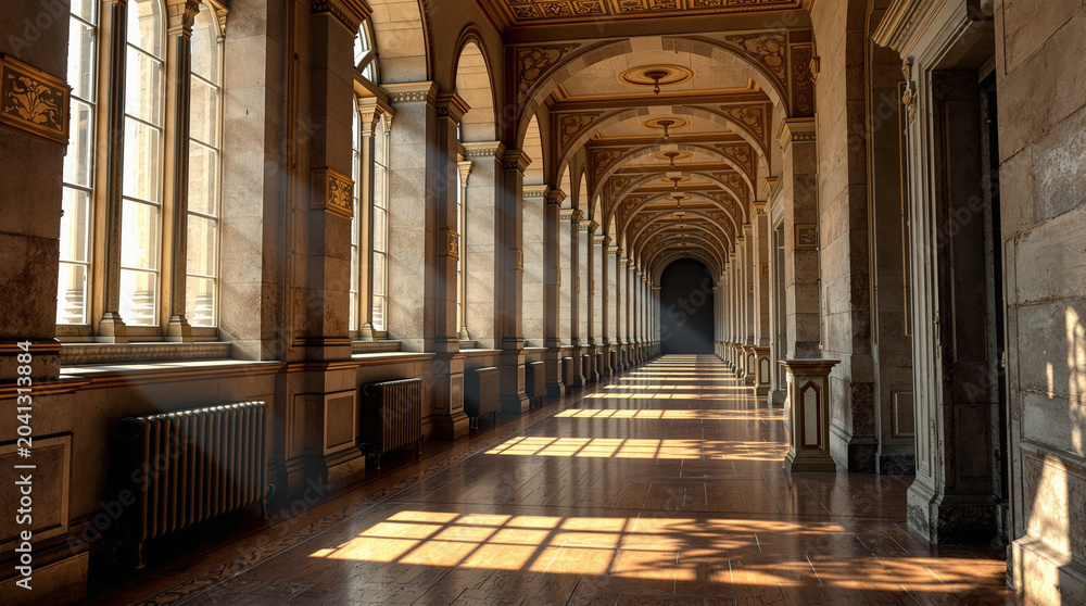 Obraz premium Historic Corridor Atmosphere