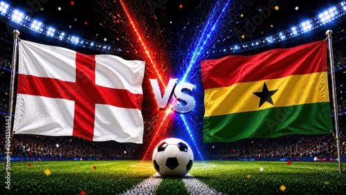 England vs ghana exciting international football match stadium arena matchday highlights nighttime competitive spirit ,  2026